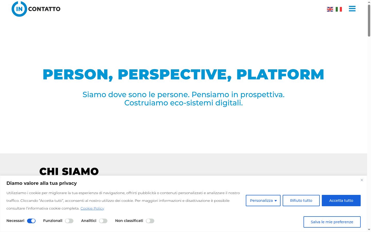 Captura de pantalla del banner de consentimiento mostrado antes de cualquier interacción