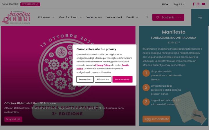 Screenshot of incontradonna.it