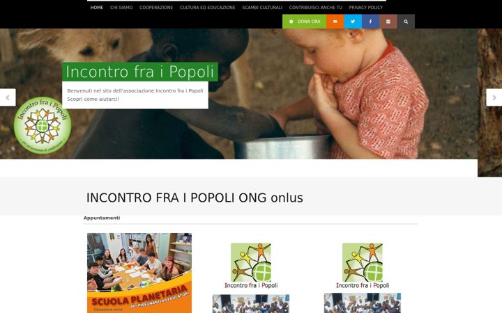 Screenshot of incontrofraipopoli.it
