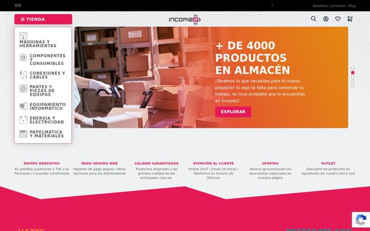 Screenshot of incopia2.com