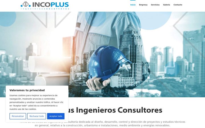 Screenshot of incoplus.es