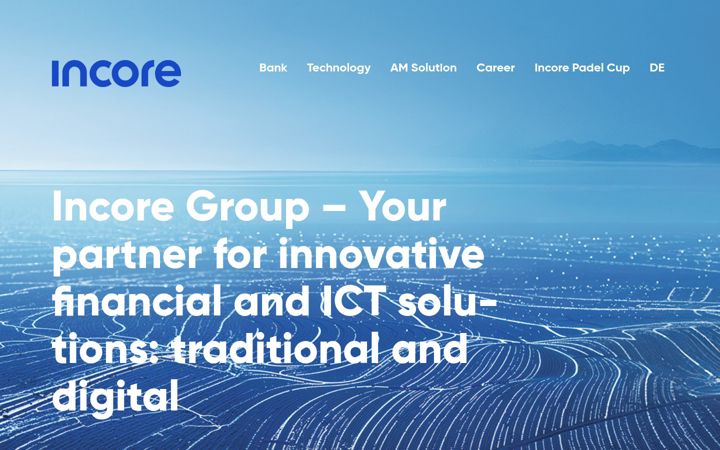 Screenshot of incore.ch