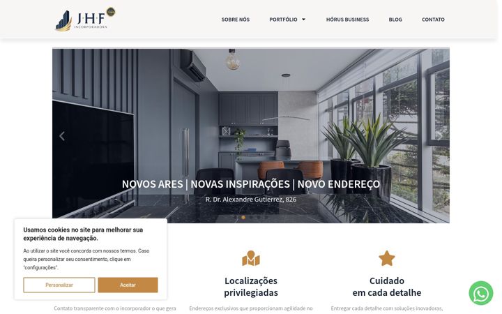 Screenshot of incorporadorajhf.com.br