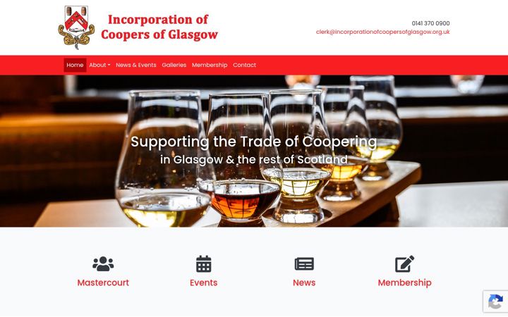 Screenshot of incorporationofcoopersofglasgow.org.uk