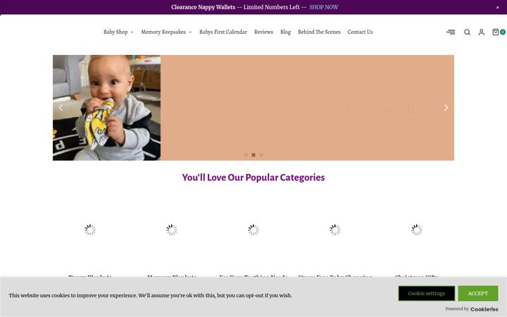 Screenshot of incraftcorner.co.uk
