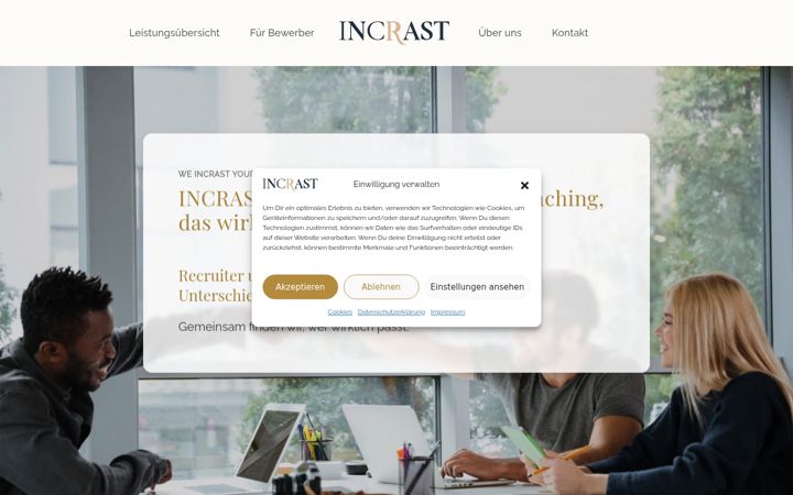 Screenshot of incrast.com