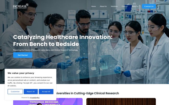 Screenshot of increase-id.com