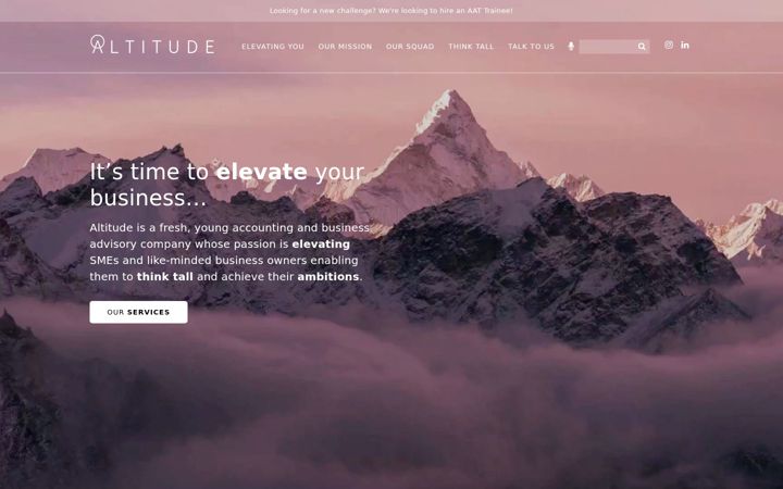 Screenshot of increasealtitude.com