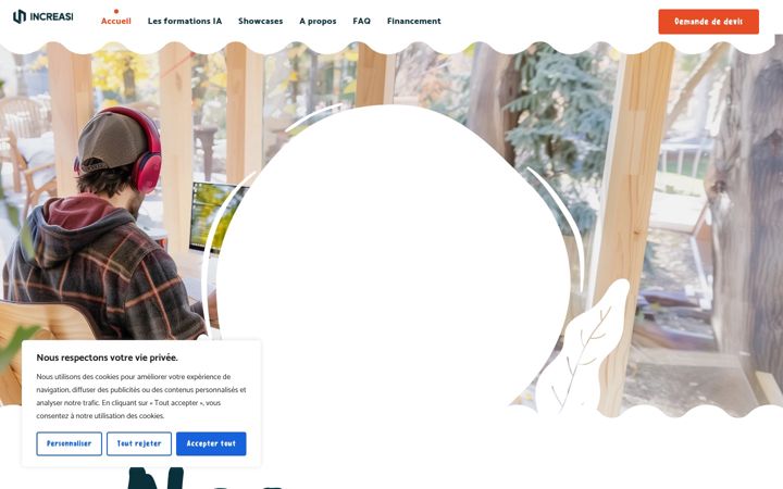 Screenshot of increasi-academy.fr