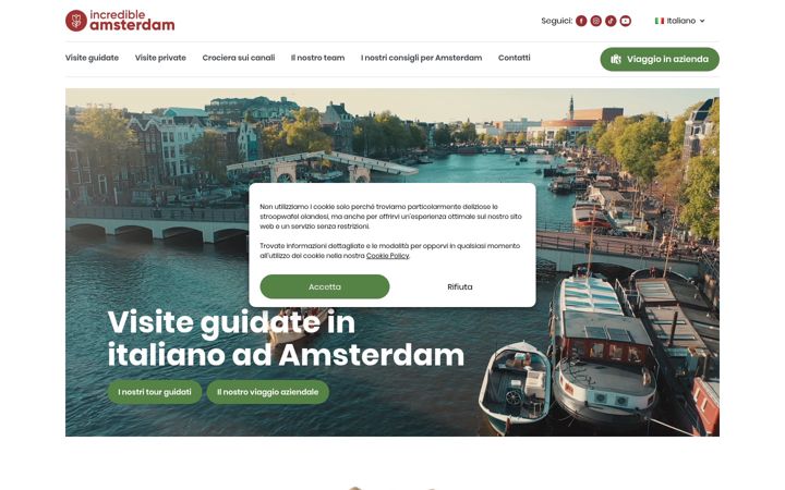 Screenshot of incredibleamsterdam.it