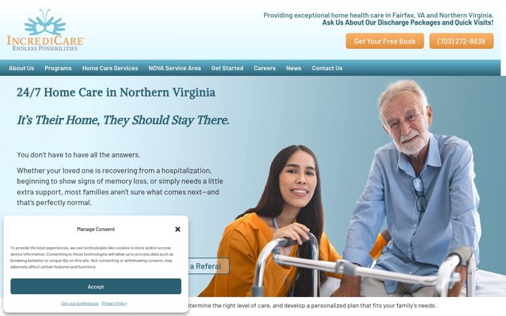 Screenshot of incredicare.com