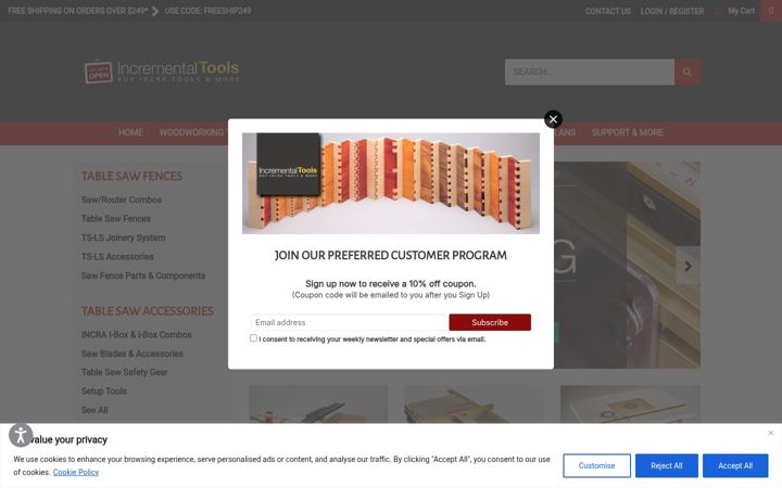 Screenshot of incrementaltools.com