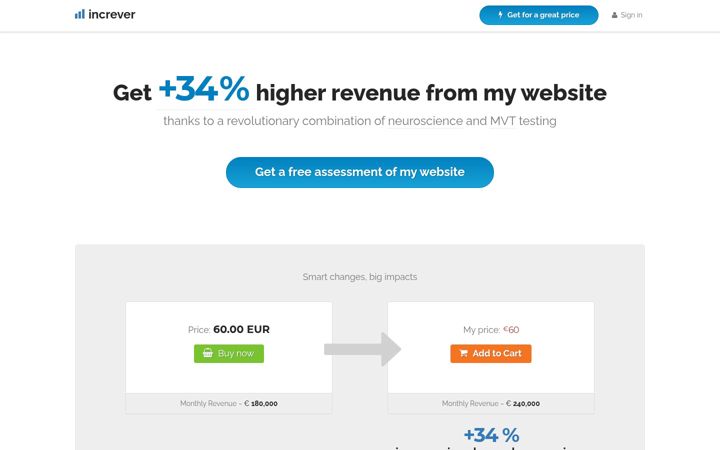 Screenshot of increver.com