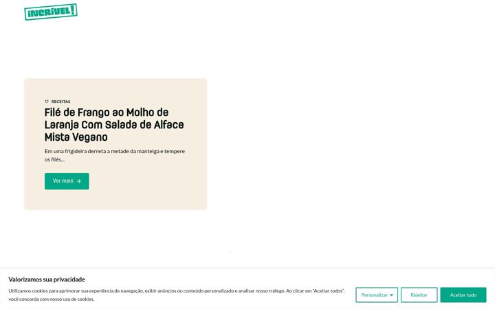 Screenshot of incrivel.com