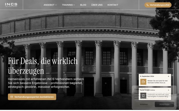 Screenshot of incs.international