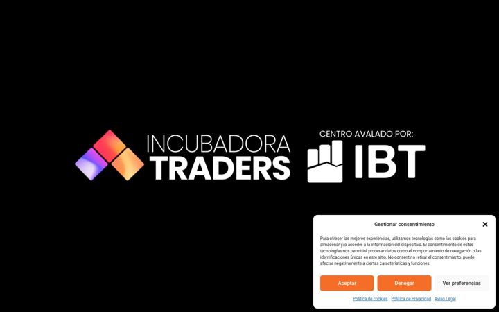 Screenshot of incubadoradetraders.community
