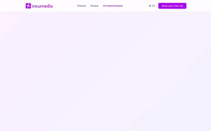 Screenshot of incumedia.io