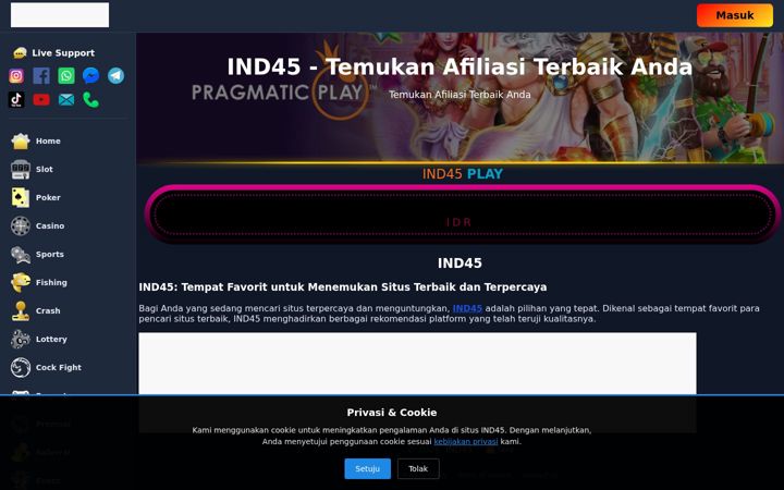 Captura de pantalla de ind45.com