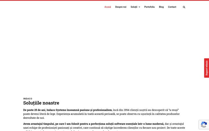Screenshot of indaco.ro