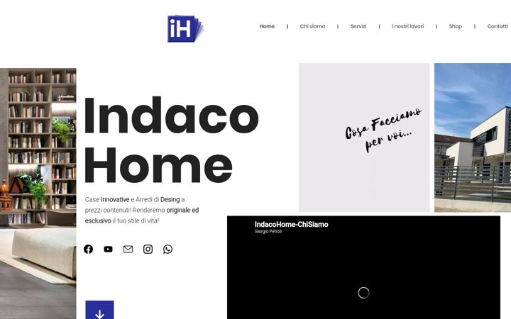 Screenshot of indacohome.it