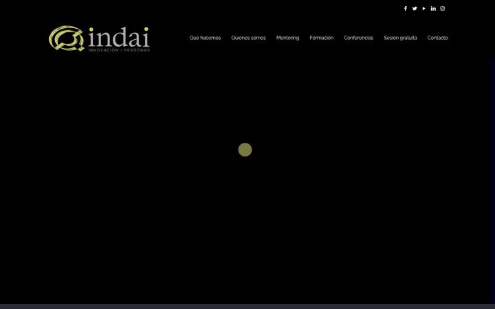 Screenshot of indai.es