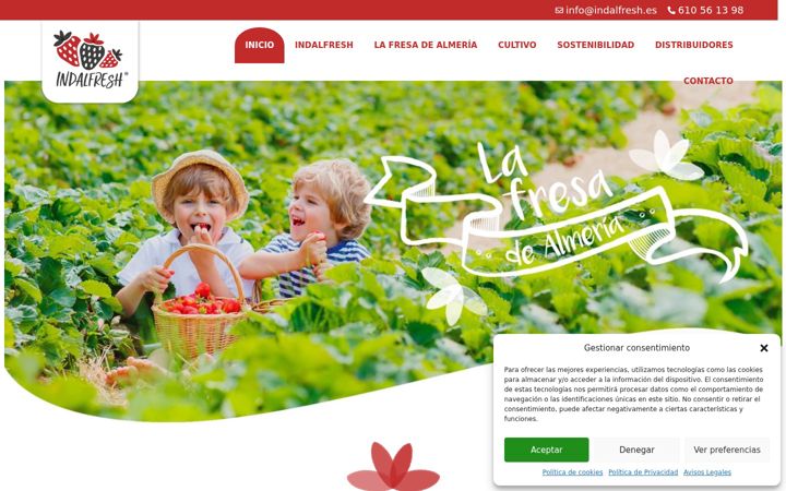 Screenshot of indalfresh.es