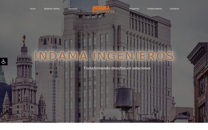 Screenshot of indama.es