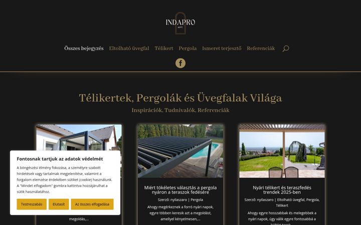 Screenshot of indaproterv.com