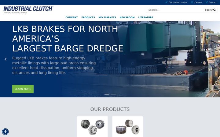 Screenshot of indclutch.com
