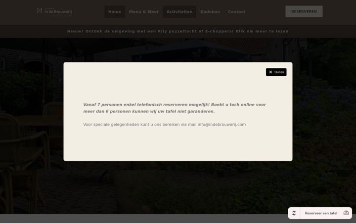Screenshot of indebrouwerij.com
