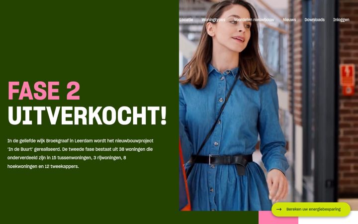 Screenshot of indebuurtwonen.nl