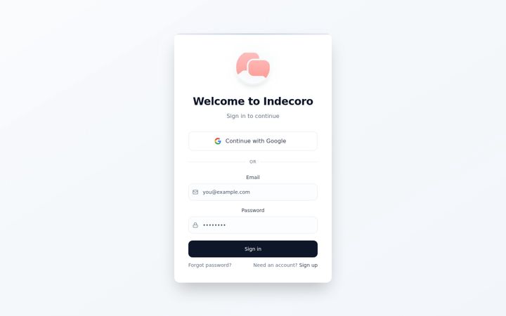 Screenshot of indecoro.com