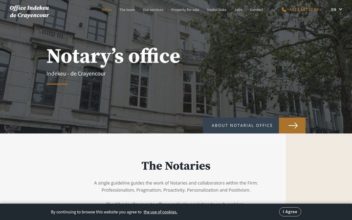 Screenshot of indekeu-cleenewerckdecrayencour.be