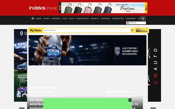 Screenshot ta' indeksonline.net