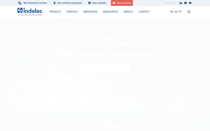 Screenshot of indelec.com