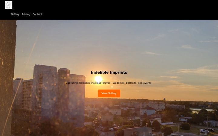 Screenshot ta' indelibleimprints.com