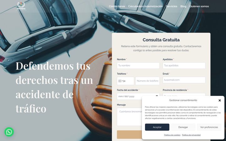 Screenshot of indemniplus.com