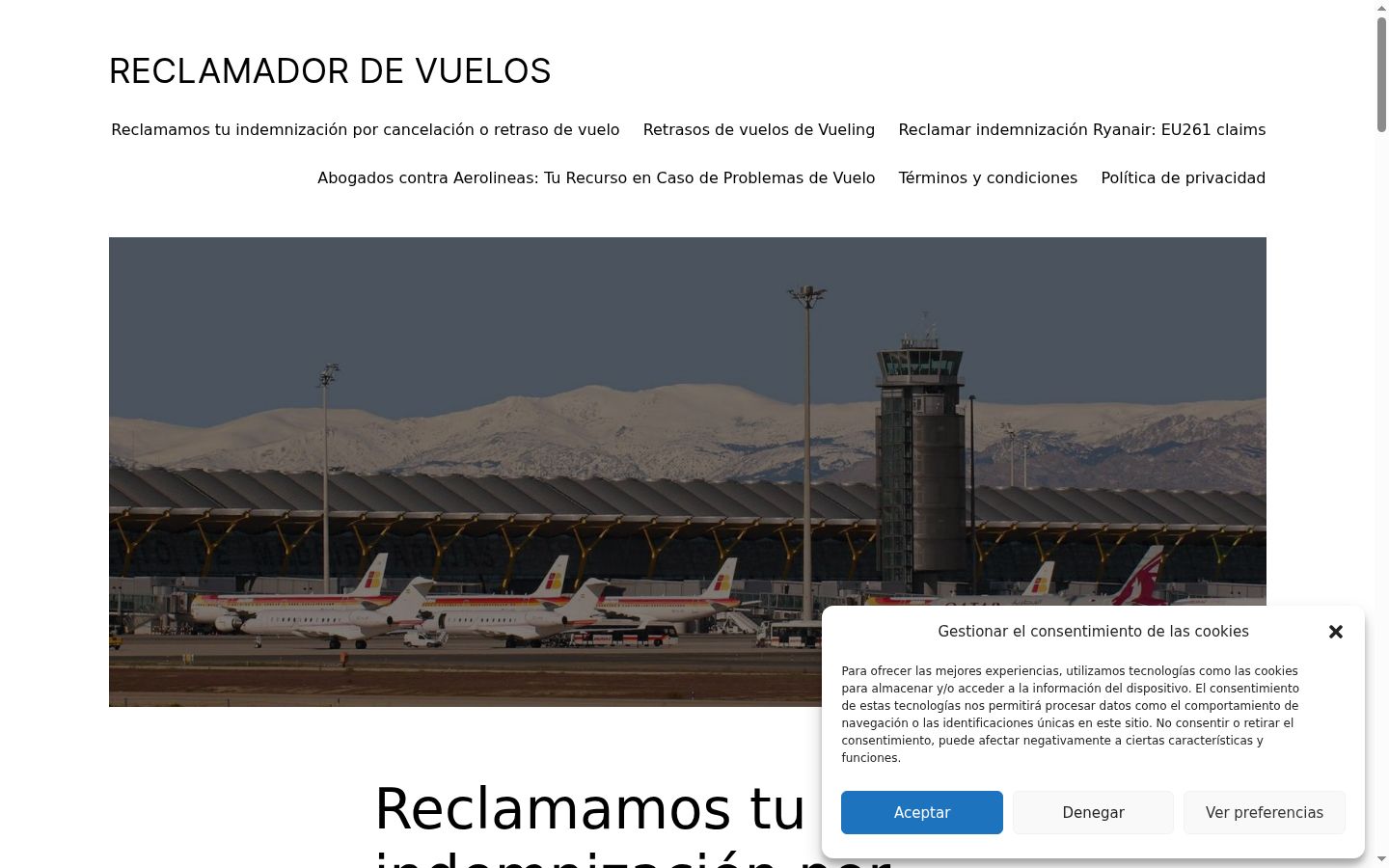 Screenshot tal-banner tal-kunsens muri qabel kwalunkwe interazzjoni