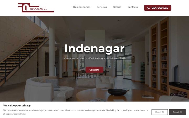 Screenshot of indenagar.com