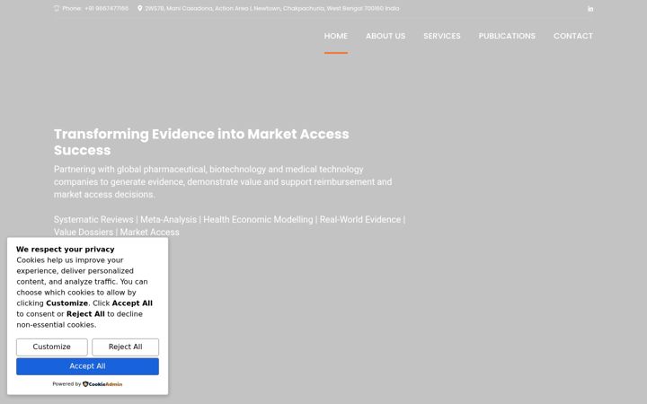 Screenshot of indencehealth.com