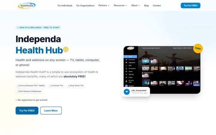 Screenshot of independa.com