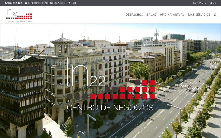 Screenshot of independencia22.com