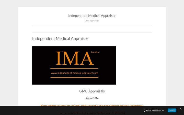 Snímek obrazovky independent-medical-appraiser.com