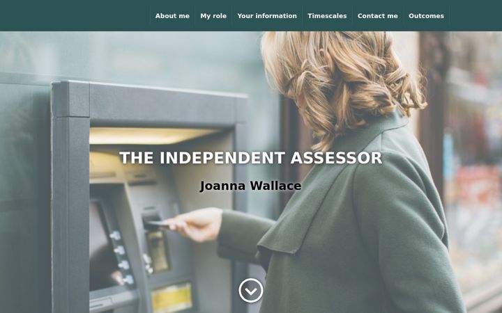 Screenshot of independentassessor.co.uk