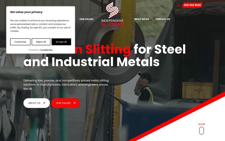 Screenshot of independentslitters.com