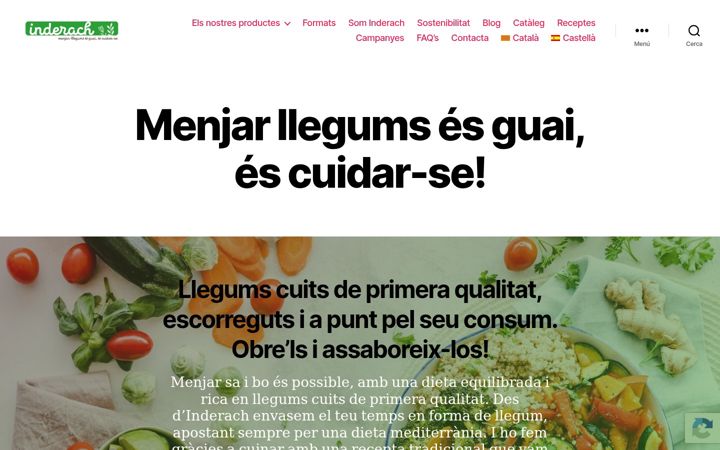 Екранна снимка на inderach.com