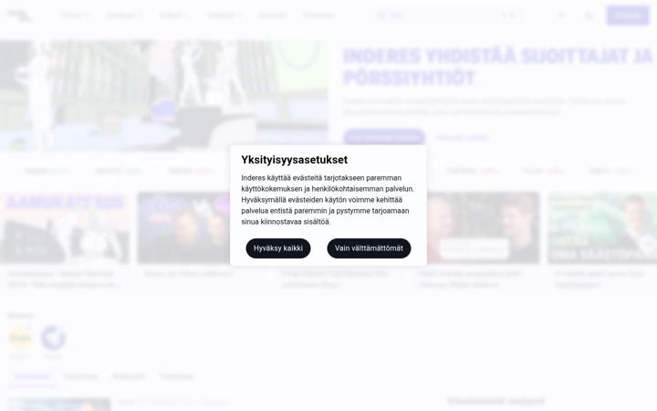 Screenshot of inderes.fi