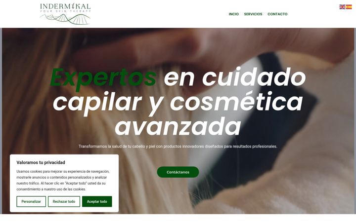 Screenshot of indermikal.com