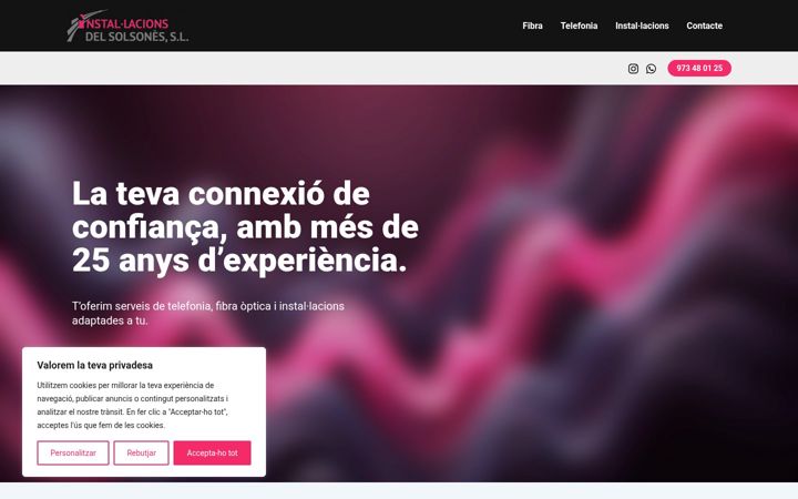 Screenshot of indesolcable.com