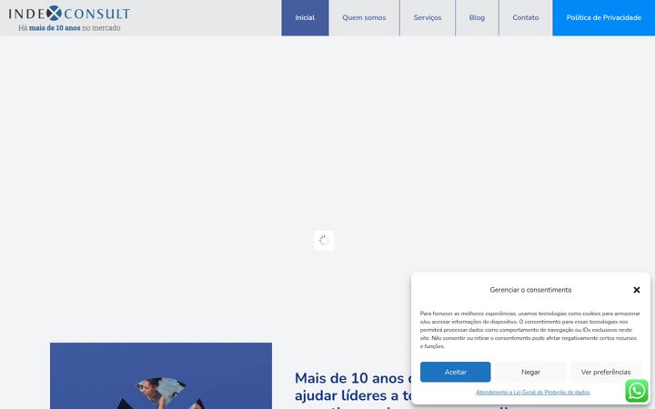 Screenshot of indexconsult.com.br